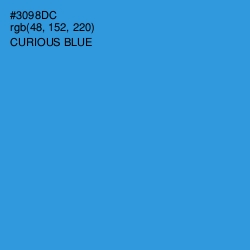 #3098DC - Curious Blue Color Image